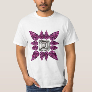 Lila Mönster T Shirt
