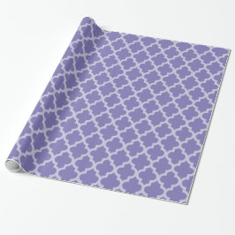 Lila Moroccan Moods Quatrefoil Presentpapper