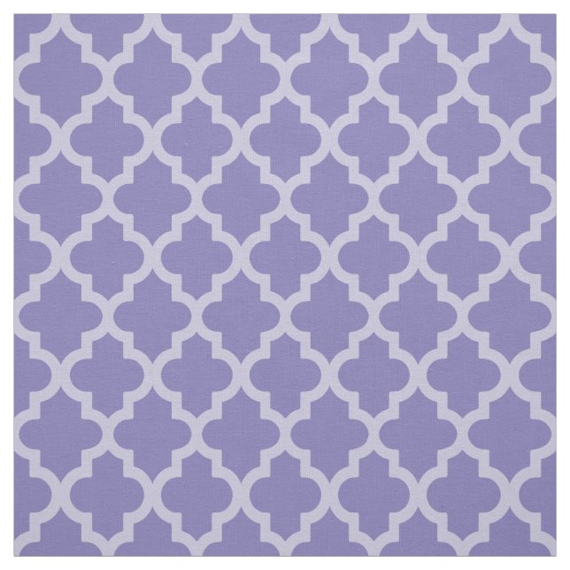 Lila Moroccan Moods Quatrefoil Tyg (Provkarta)