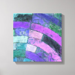 Lila Mosaic Canvastryck