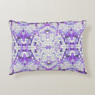 Lila - mosaik, greek stil, prydnadskudde