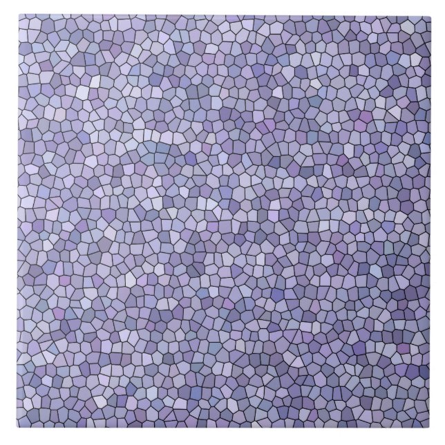 Lila mosaikmönster kakelplatta (Framsidan)