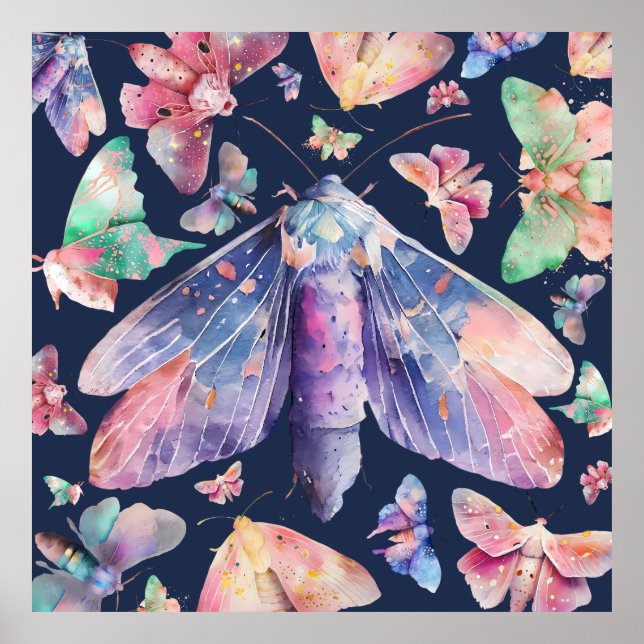 Lila Moth Poster (Framsidan)