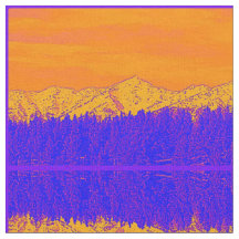 Lila Mountain Majestic Fabric