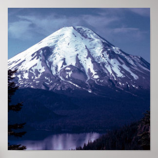 Lila Mountain Majesty Poster