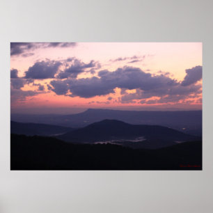 Lila Mountain Majesty Poster