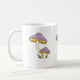 Lila Mushroom Coffee Mugg
