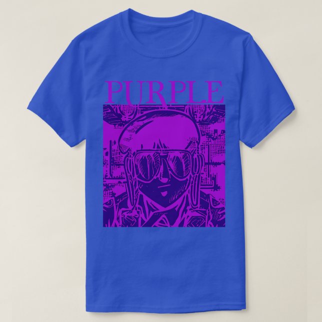 Lila Music genre T Shirt (Design framsida)