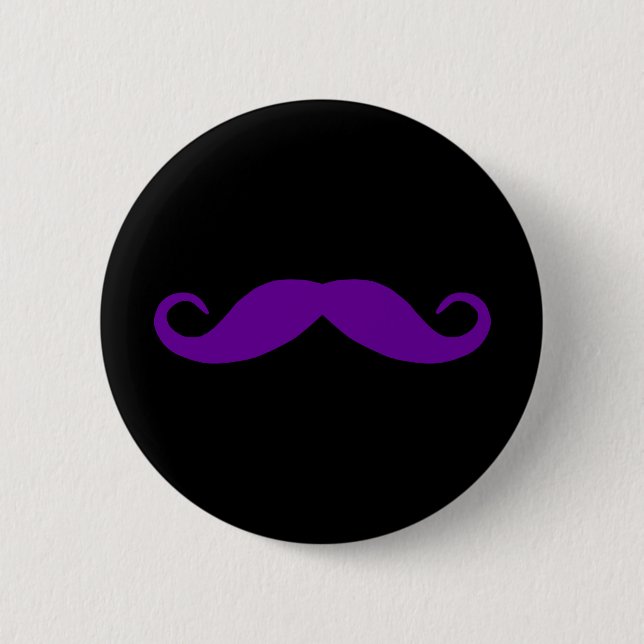 Lila Mustache-knapp Knapp (Framsida)