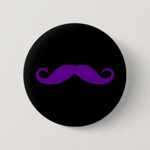 Lila Mustache-knapp Knapp