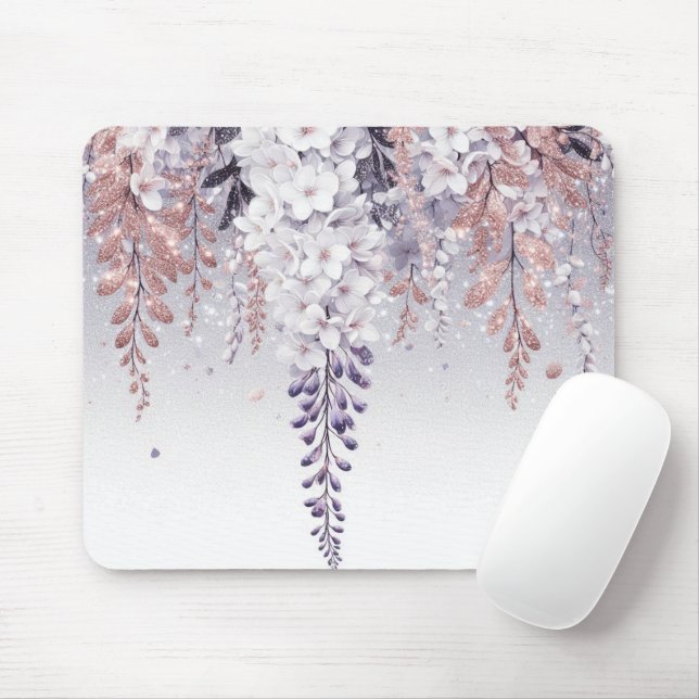 Lila Mystical Wisteria Drift Musmatta (Med mus)