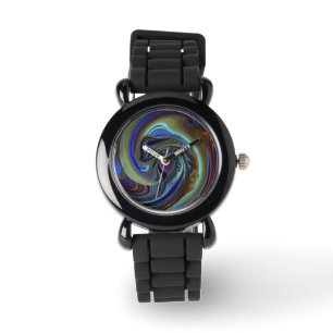 Lila N Guld Abstrakt Dream Catcher bevakningar Armbandsur