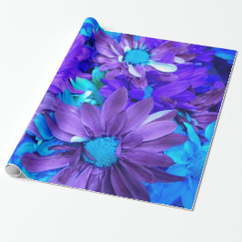 Lila N Turcos Daisy Bouquet Wrapping Papper Presentpapper