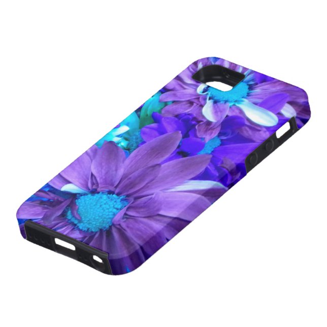 Lila N Turkvoise Bouquet iPhone 5 Fodral Case-Mate iPhone Skal (Underdel)