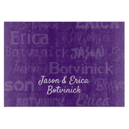 Lila Namn Challah Board