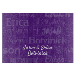 Lila Namn Challah Board