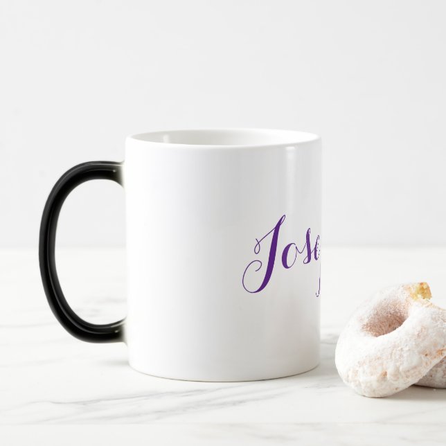 Lila namn Josephine Föränderlig mugg (Med munk)