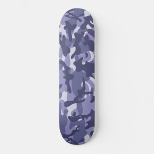 Lila Navy Camouflage   Mini Skateboard Bräda 18,5 Cm