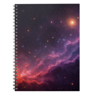 Lila Nebula Anteckningsbok