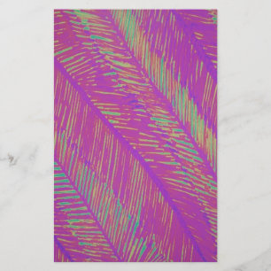 Lila Neon Handflatan Brevpapper