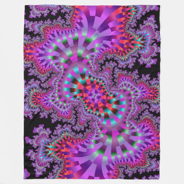 Lila Nightmare Fleece Blanket (Framsidan)