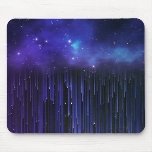 Lila Northern Ljus Galaxy Musmatta