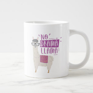 Lila nr Drama Llama Jumbo Mugg
