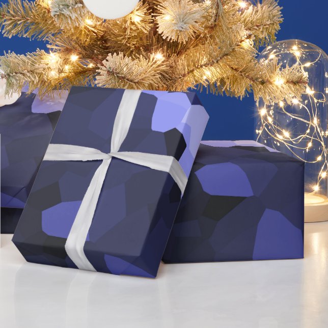 Lila Nyans Kristalliserad Mönster Presentpapper (Helgdagar)