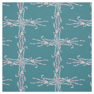 Lila Ocean Sjöjungfru Fabric Tyg