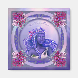 Lila Ocean Sjöjungfru Magnet