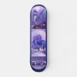 Lila Ocean Sjöjungfru Skateboard