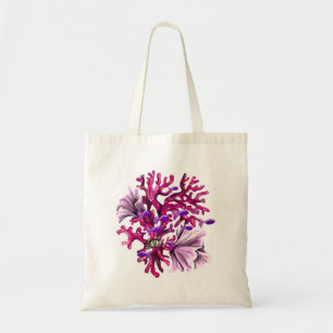 Lila Ocean Sjöjungfru Tote Bag Tygkasse