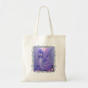 Lila Ocean Sjöjungfru Tote Bag Tygkasse