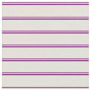 Lila och Beige Stripe/LUNDA Mönster Tyg