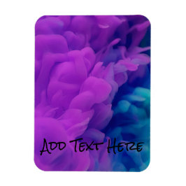 Lila och blå digital rök magnet