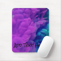 Lila och blå digital rök