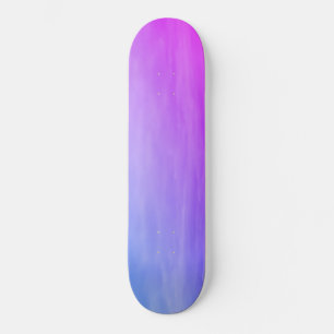 Lila och Blå himmel Mini Skateboard Bräda 18,5 Cm