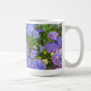 Lila och Blå Hydrangeor Kaffemugg