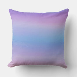 lila- och blå övertoningsränder kudde