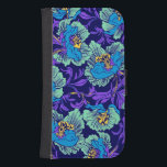 Lila och Blåa blommor William Morris Galaxy S4 Plånbok<br><div class="desc">Samsung Galaxy Wallet Case med William Morris Lila and Blåa blommor för textildesign (1834-1896). Vackra blommor dekorerar en mörk lila bakgrund. En underbar gåva till Viktorianska konstentusiaster.</div>