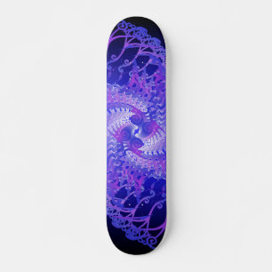 Lila och blått Spiral: Skuggbord Skateboard Bräda 20 Cm