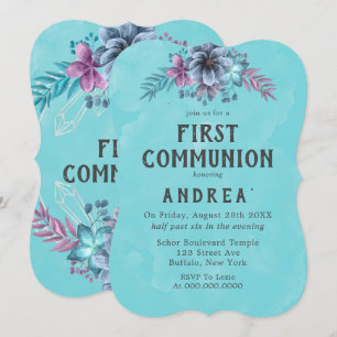 Lila och Blommigt Första inbjudan till kommissione