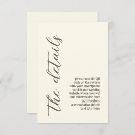 Lila och Cream-Blommigten Bröllop Tilläggskort