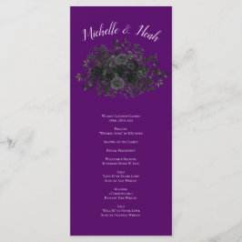 Lila och de gotiska Bröllopsprogrammen i Ro Meny