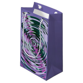 Lila och Grönt Gift Bag Abstrakt Swirls Gift Bag
