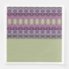 Lila och Grönt Pappersservett