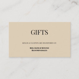 Lila Och Guld Blommig Gåsteregister Tilläggskort