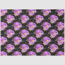 Lila och Guld Blommigt 16