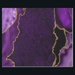 Lila och guld falskt glitter agat presentpapper<br><div class="desc">Detta eleganta och glamourösa ins wrapping-papper är mångsidigt och kan användas för att ge presenter eller konst- och hantverksprojekt. Det är idealiskt för alla tillfällen som födelsedagar, bröllop, bröllops shower, baby shower, årsdagar eller allmänna presenter. Den har lila marmorerad agat på en gammal lila bakgrund. De falska guldglitter-ackorden och det...</div>