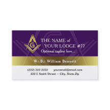 Lila och Guld Freemason Grand Lodge Masonic